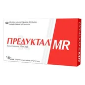 Предуктал® MR таблетки, покрытые пленочной оболочкой, с модифиц. высвоб. 35 мг блистер №60