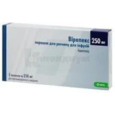 Виролекс порошок для приготовления раствора для инфузий 250 мг флакон №5